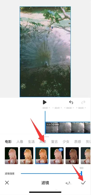 《不咕剪辑》怎么加滤镜