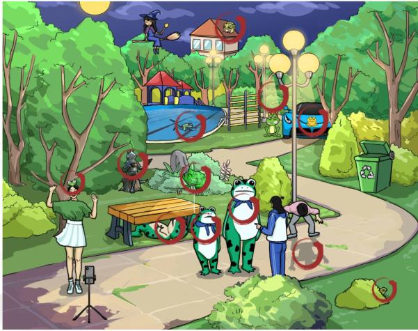 《汉字找茬王》找蛙通关攻略