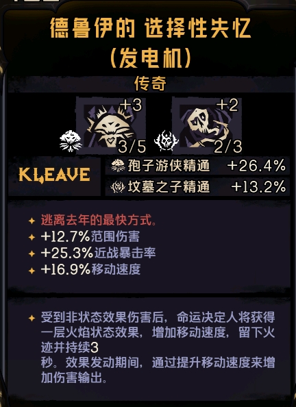 《小缇娜的奇幻之地》传奇选择性失忆属性及红字效果是什么