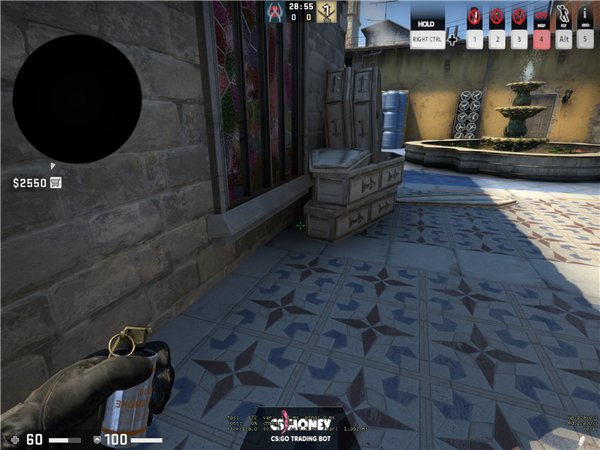 《CSGO》实战 Inferno单向烟技巧