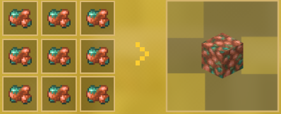 《我的世界》粗铜块合成方法