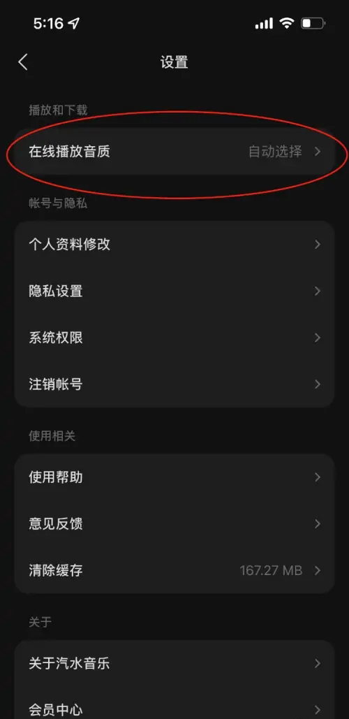 《汽水音乐》如何设置音质