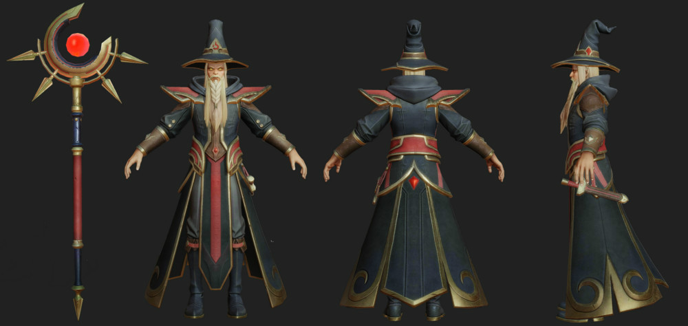 《王者荣耀》姜子牙英雄皮肤 炽热元素使介绍