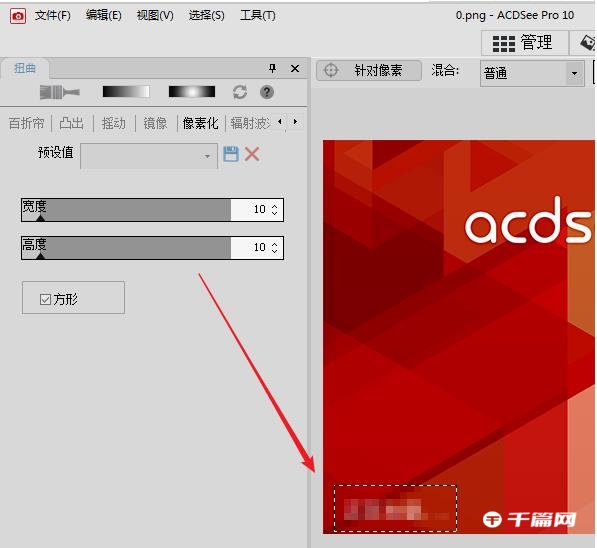 《ACDSee》怎么打马赛克