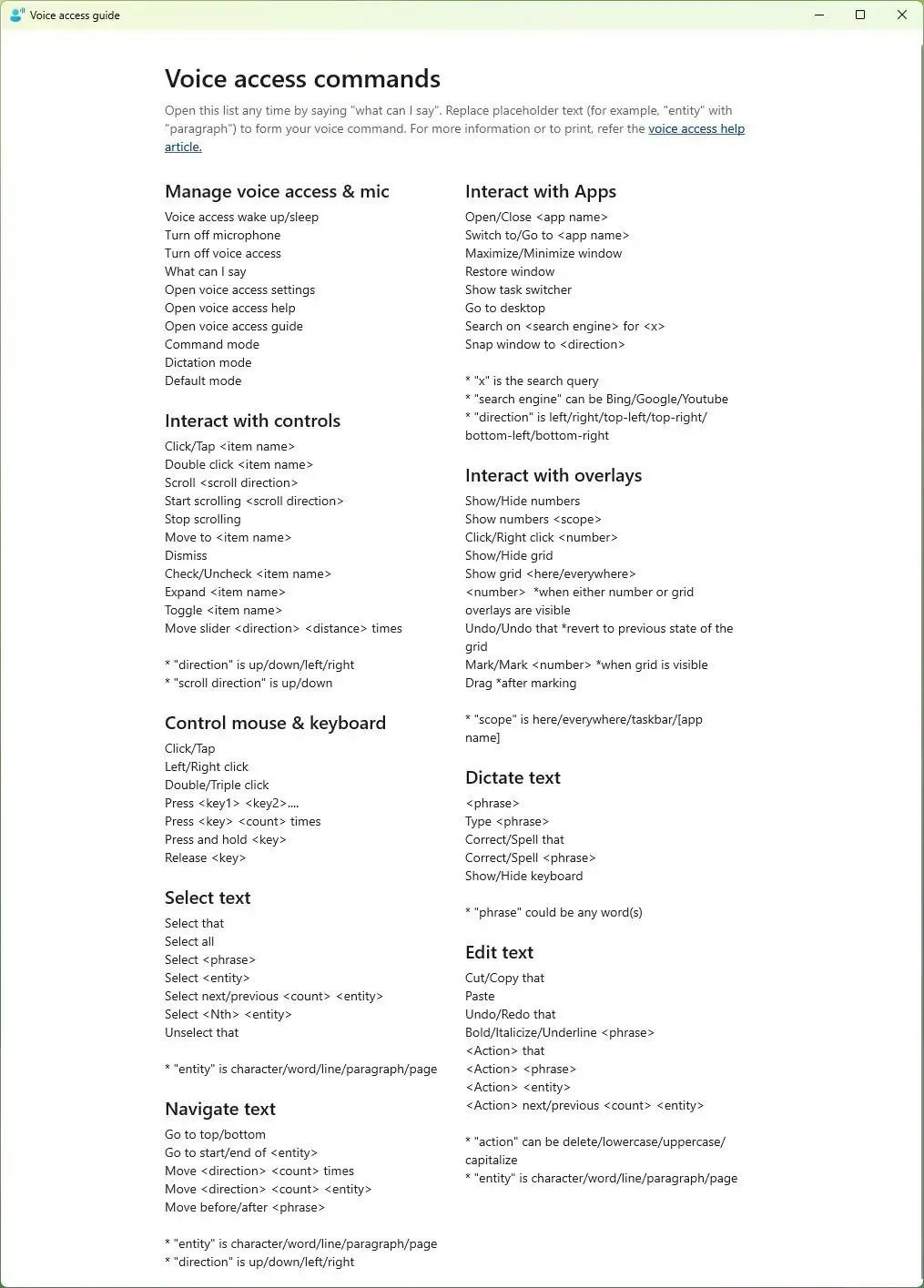 Win11 22H2上怎么启用和使用语音访问