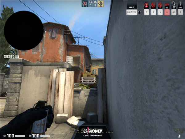 《CSGO》实战 Inferno单向烟技巧