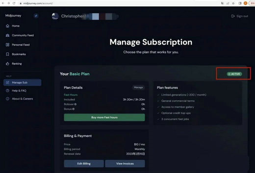 《midjourney》怎么付费