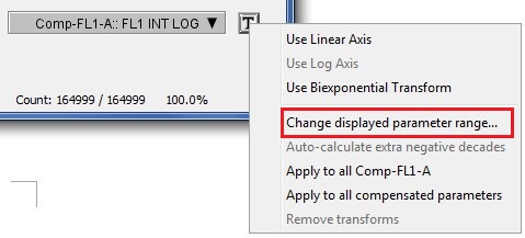 《FlowJo》怎么调整流式数据参数轴