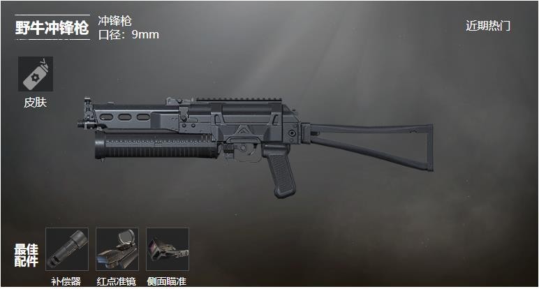 《和平精英》野牛冲锋枪武器测评