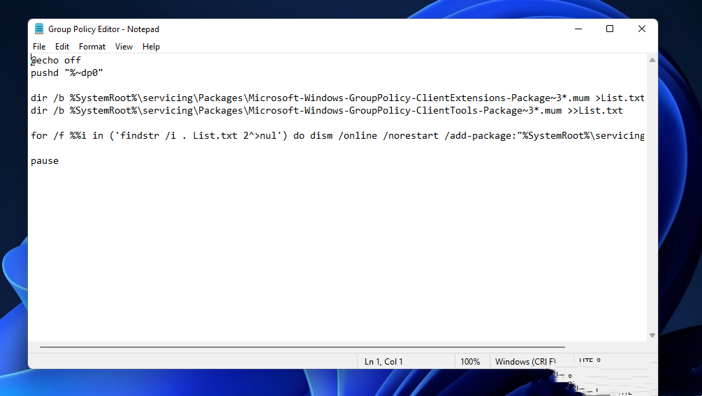 Win11无法打开gpedit.msc怎么办