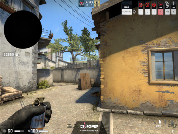 《CSGO》实战 Inferno单向烟技巧