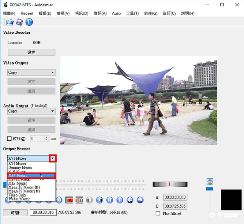 《Avidemux》怎么合并影片