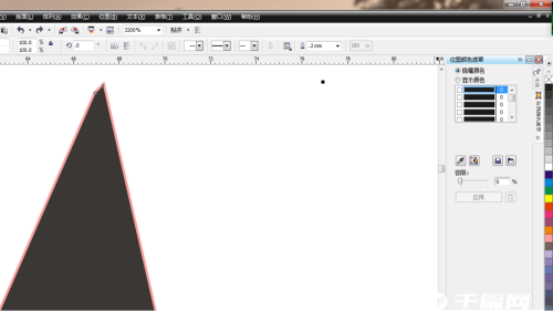 《coreldraw》怎么使用折线工具