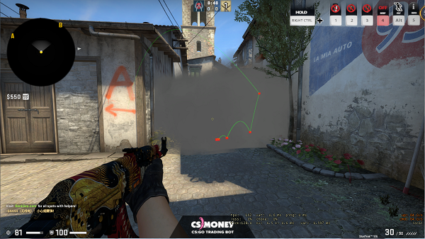 《CSGO》实战 Inferno常规烟雾弹技巧