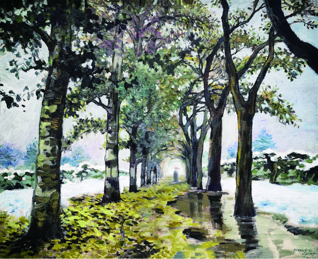 作品名称:初冬瑞雪。尺寸:60cm乘50cm。1998年创作。.jpg 作品名称:初冬瑞雪。尺寸:60cm乘50cm。1998年创作。.jpg