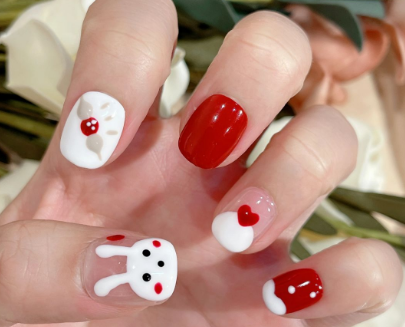 2023元旦做什么美甲好看显白8