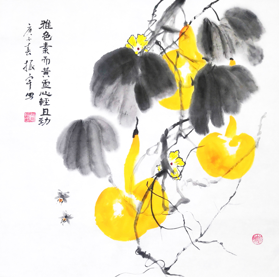 1483 作品名称:雅色素而黄虚心轻且劲。尺寸:68cm乘68cm.2020年创作。.jpg 1483 作品名称:雅色素而黄虚心轻且劲。尺寸:68cm乘68cm.2020年创作。.jpg