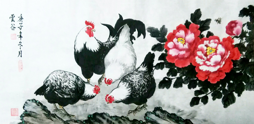 3013号 《吉祥富贵 》50x100cm 2020.12.jpg 3013号 《吉祥富贵 》50x100cm 2020.12.jpg