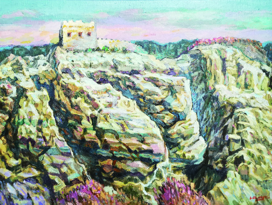 作品名称;铜墙铁。尺寸:70cm乘40cm。2001年创作。.jpg 作品名称;铜墙铁。尺寸:70cm乘40cm。2001年创作。.jpg