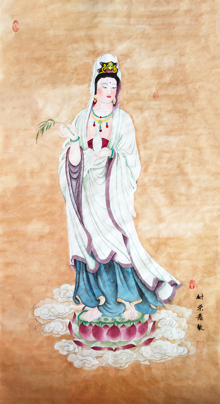 2774号 作品名称:观音。尺寸:136cm乘68cm。2019年创作。.jpg 2774号 作品名称:观音。尺寸:136cm乘68cm。2019年创作。.jpg