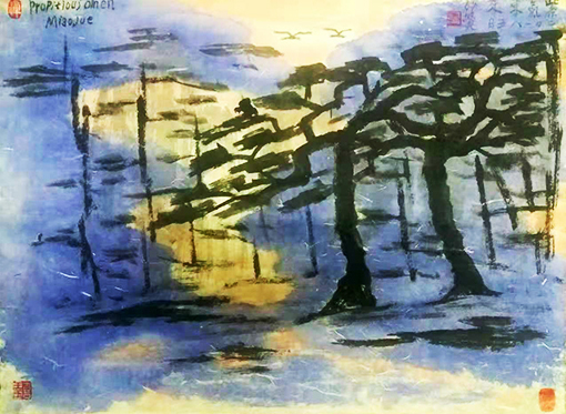 1497 作品名称:紫气东来。尺寸:68cm乘54cm。2018年创作。.jpg 1497 作品名称:紫气东来。尺寸:68cm乘54cm。2018年创作。.jpg