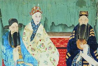 程长庚饰演的鲁肃 程长庚饰演的鲁肃