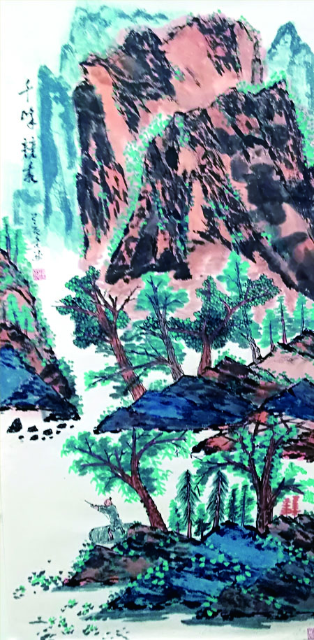 千峰兢秀 2019年 4尺整张.jpg 千峰兢秀 2019年 4尺整张.jpg