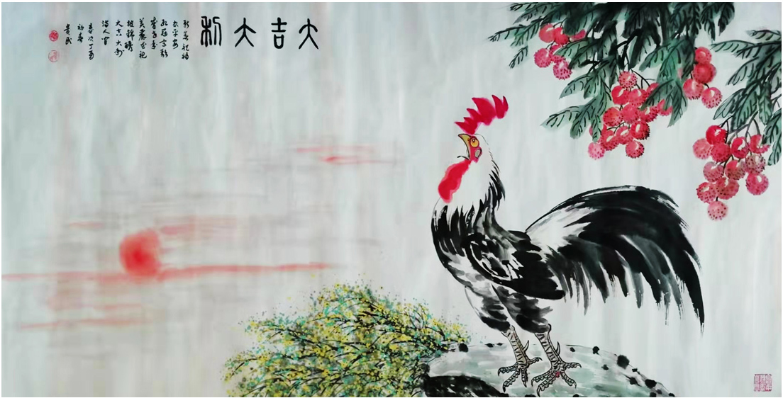 大吉大利,68cm乘136cm,2017.jpg 大吉大利,68cm乘136cm,2017.jpg