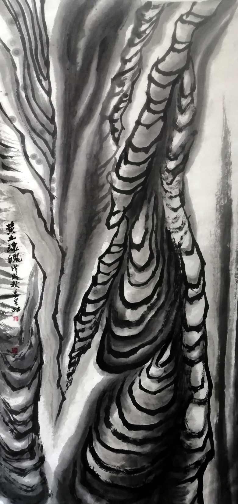 2610号 作品名称:黄土魂魄。尺寸:180cm乘98cm。2018年创作。.jpg 2610号 作品名称:黄土魂魄。尺寸:180cm乘98cm。2018年创作。.jpg