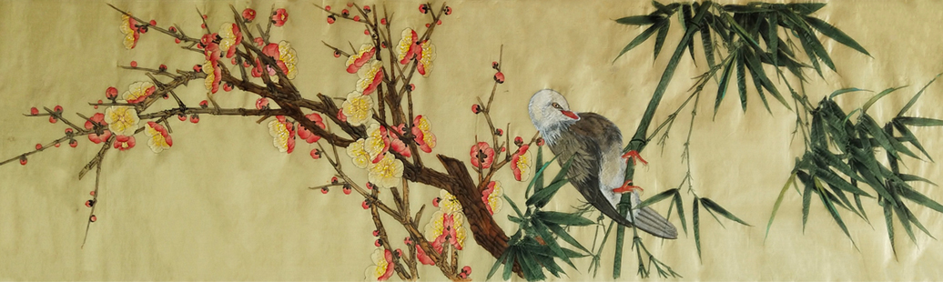 2772号 作品名称:报春。尺寸136cm乘34cm。2016年创作。.jpg 2772号 作品名称:报春。尺寸136cm乘34cm。2016年创作。.jpg