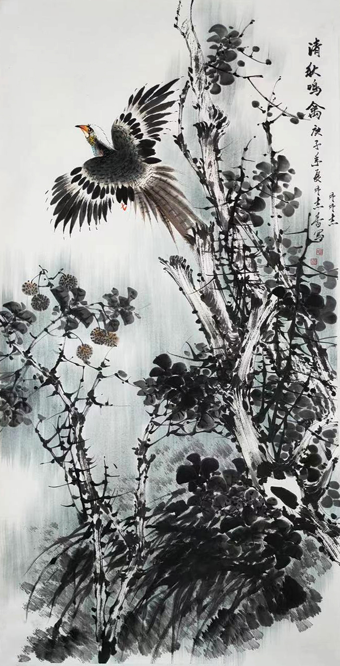 清秋 鸣禽 138x68 2020.jpg 清秋 鸣禽 138x68 2020.jpg