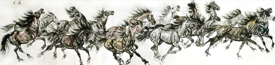 2430号--作品名称:群马。尺寸:244cm乘55cm。2020年创作。-(2).jpg 2430号--作品名称:群马。尺寸:244cm乘55cm。2020年创作。-(2).jpg