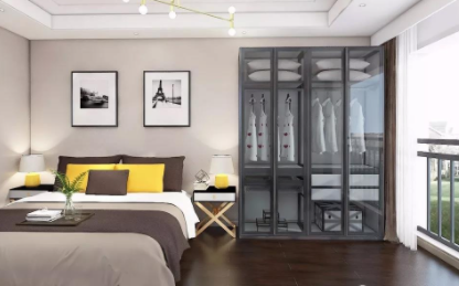 衣柜门做玻璃的好吗3