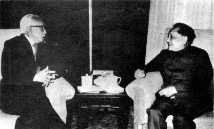 1979年，缪云台回国定居，邓小平亲自接见