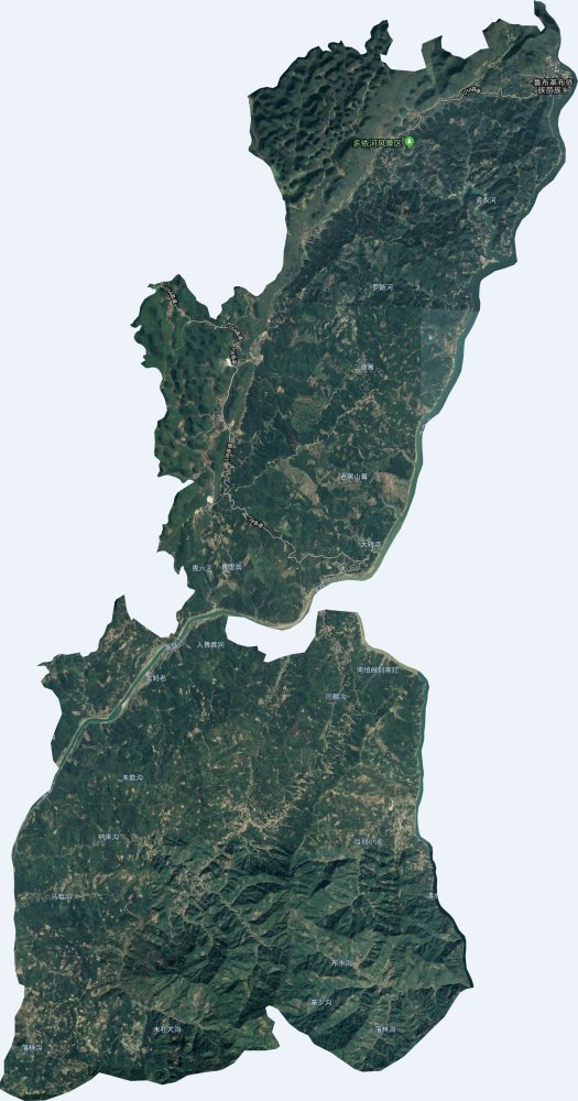 鲁布革布依族苗族乡卫星地图