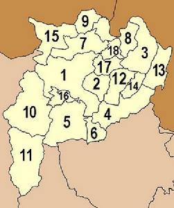 清莱府行政区划