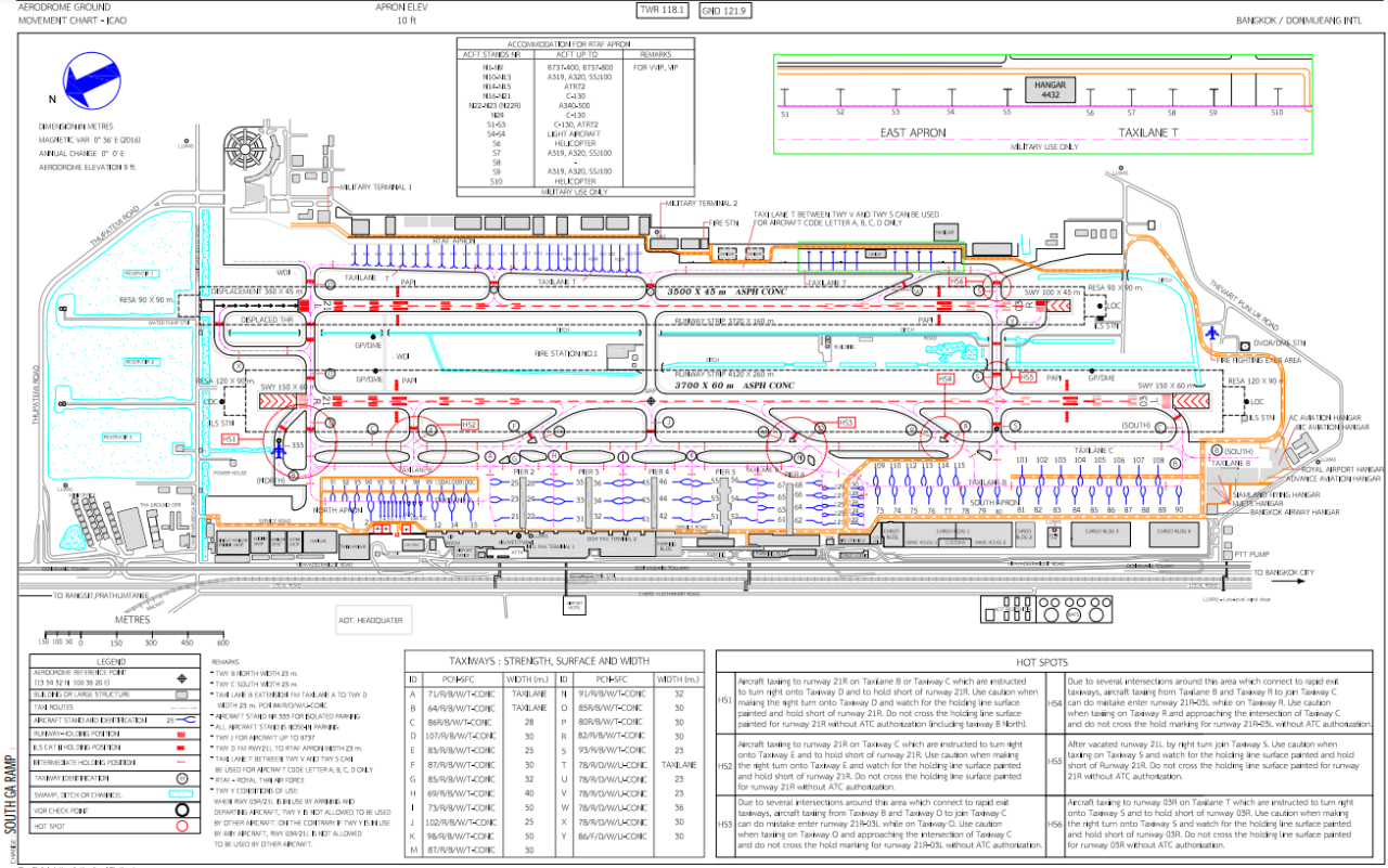 廊曼国际机场航图