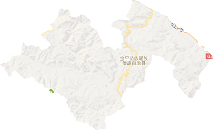 金平苗族瑶族傣族自治县电子地图