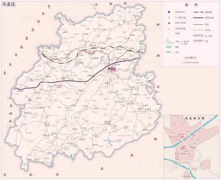 马龙区地图