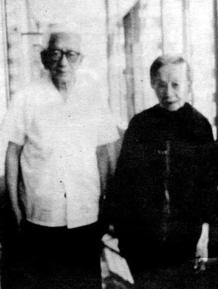 缪云台先生与夫人合影