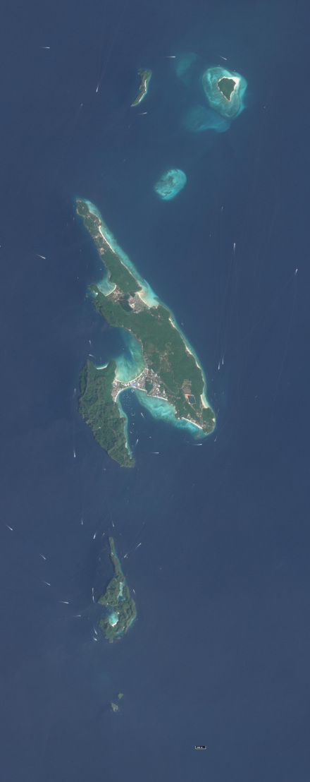 无云层遮盖哨兵2A卫星图