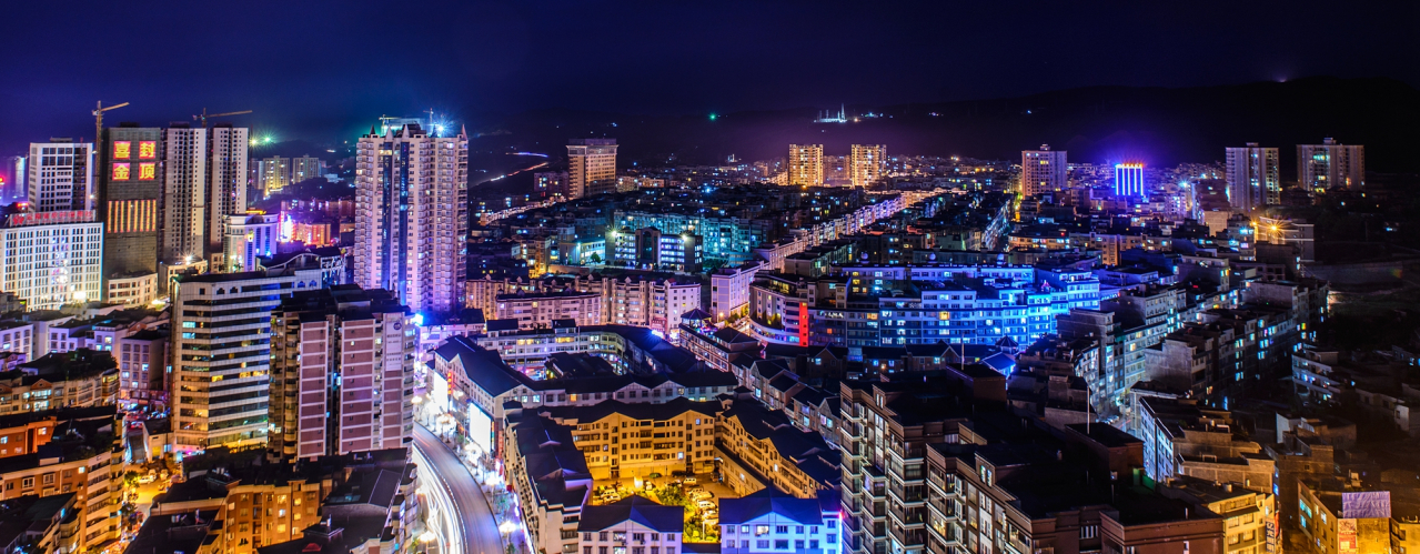 镇雄县夜景