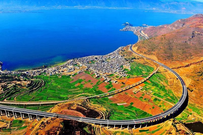 大丽高速公路俯瞰图