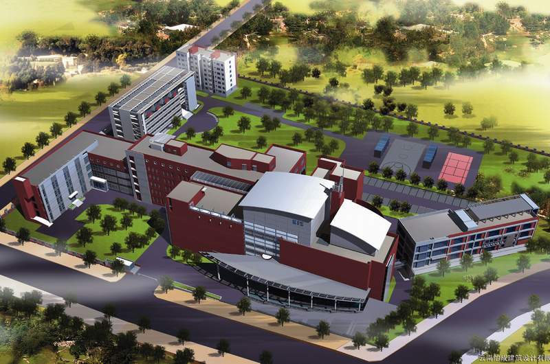 园区鸟瞰效果图