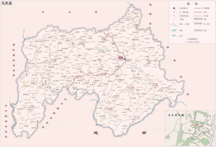 马关县地图