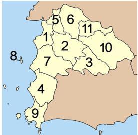 春武里府 行政划分